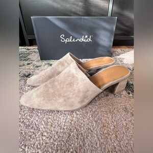 Splendid Lorelei Mule in luxurious ermine color NWB